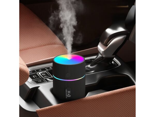 NAWILŻACZ POWIETRZA 220ML RGB - czarny
