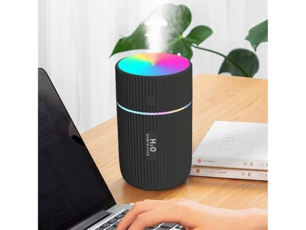 NAWILŻACZ POWIETRZA 220ML RGB - czarny