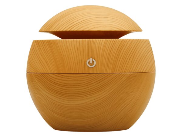 NAWILŻACZ POWIETRZA OKRĄGŁY DREWNO - jasny brąz