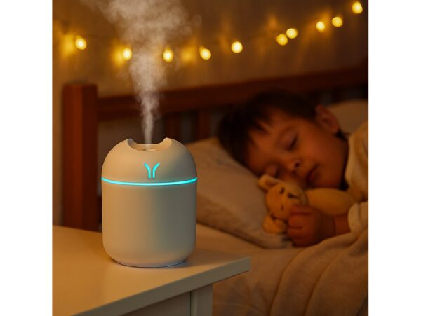 NAWILŻACZ POWIETRZA USB 250ML - kremowy