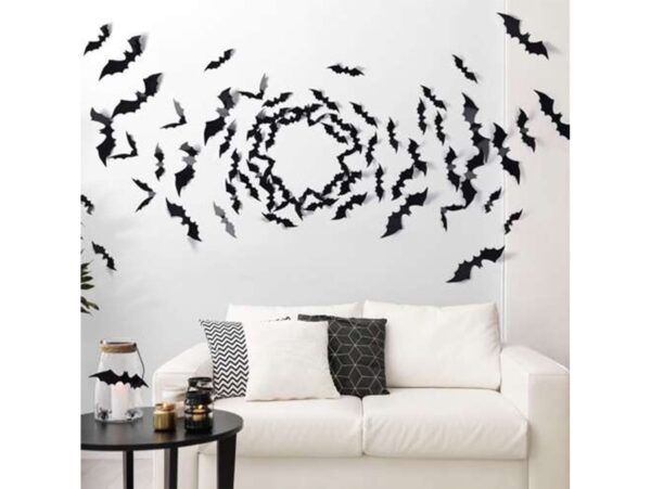 NIETOPERZ DEKORACJA HALLOWEEN 3SZT