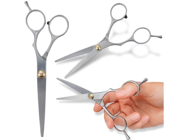 NOŻYCZKI FRYZJERSKIE OSTRE STAL PROSTE DO WŁOSÓW