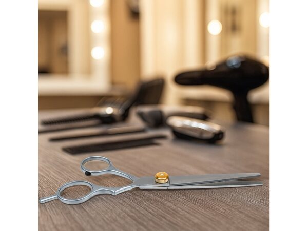 NOŻYCZKI FRYZJERSKIE OSTRE STAL PROSTE DO WŁOSÓW