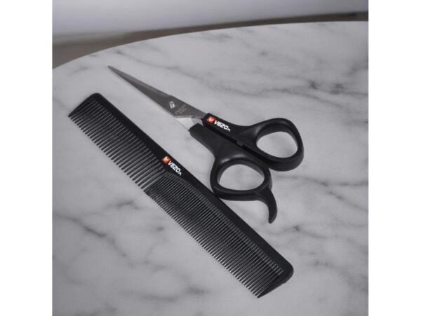 NOŻYCZKI I GRZEBIEŃ VEZO