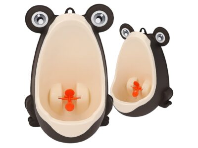 NOCNIK PISUAR WC MINI ŻABA - brązowy