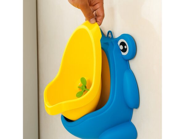 NOCNIK PISUAR WC MINI ŻABA - niebieski