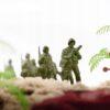 ŻOŁNIERZYKI ZESTAW FIGUREK MILITARNYCH