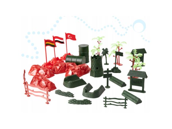 ŻOŁNIERZYKI ZESTAW FIGUREK MILITARNYCH