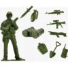 ŻOŁNIERZYKI ZESTAW FIGUREK MILITARNYCH