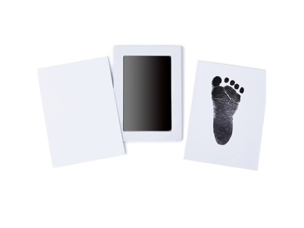 ODCISK RĄCZKI STÓPKI NIEBRUDZĄCY 15,3x10 - czarny