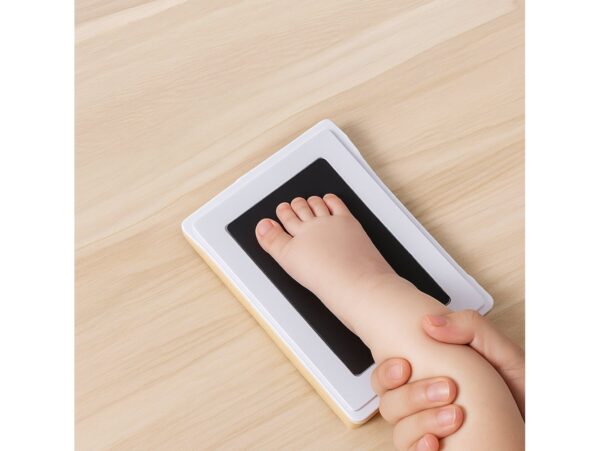 ODCISK RĄCZKI STÓPKI NIEBRUDZĄCY 15,3x10 - czarny