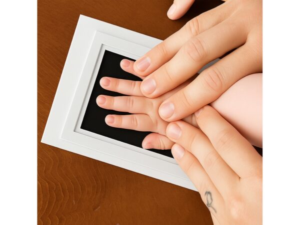 ODCISK RĄCZKI STÓPKI NIEBRUDZĄCY 15,3x10 - czarny