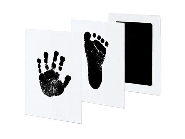 ODCISK RĄCZKI STÓPKI NIEBRUDZĄCY - czarny