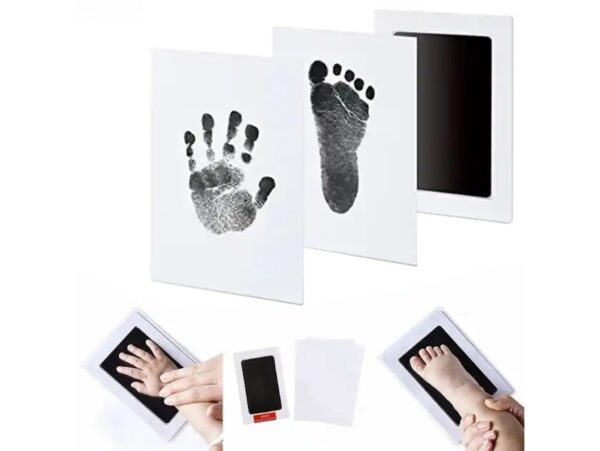 ODCISK RĄCZKI STÓPKI NIEBRUDZĄCY - czarny