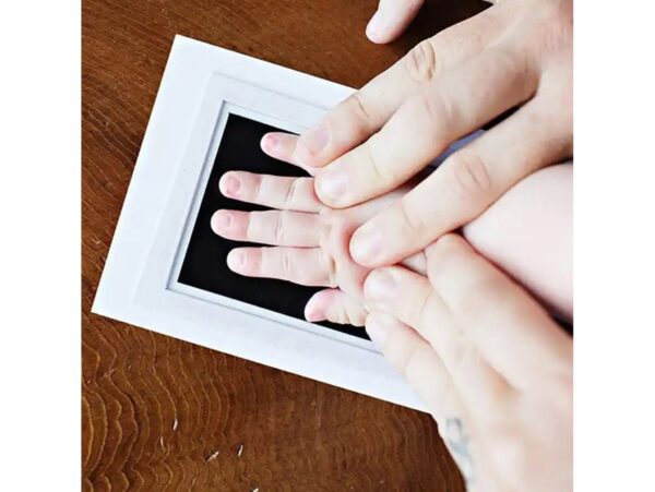 ODCISK RĄCZKI STÓPKI NIEBRUDZĄCY - czarny