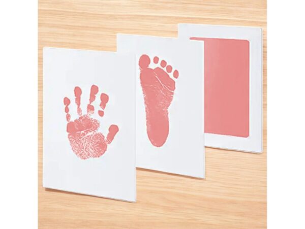 ODCISK RĄCZKI STÓPKI NIEBRUDZĄCY - różowy