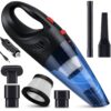 ODKURZACZ SAMOCHODOWY RĘCZNY 120W + KOŃCÓWKI