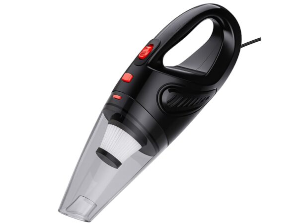ODKURZACZ SAMOCHODOWY RĘCZNY 120W + KOŃCÓWKI
