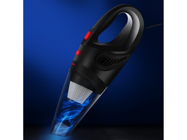 ODKURZACZ SAMOCHODOWY RĘCZNY 120W + KOŃCÓWKI