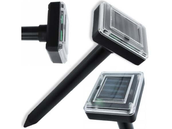 ODSTRASZACZ KRETÓW SOLARNY CZARNY OEM - mały 25 x 5,5 x 5,5cm