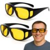 OKULARY DLA KIEROWCÓW HD VISION DO JAZDY NOCĄ 2SZT
