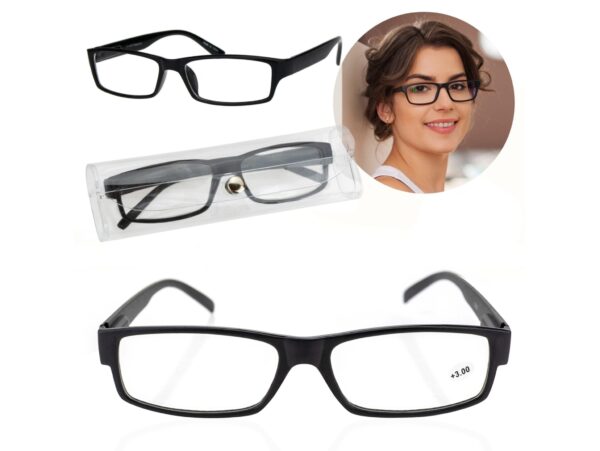 OKULARY KOREKCYJNE DO CZYTANIA - +3.00