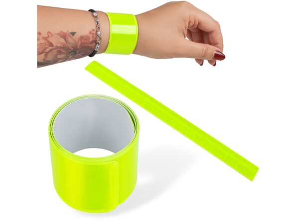 OPASKA ODBLASKOWA RAMIĘ RĘKĘ ROWER SAMOZACISKUJĄCA