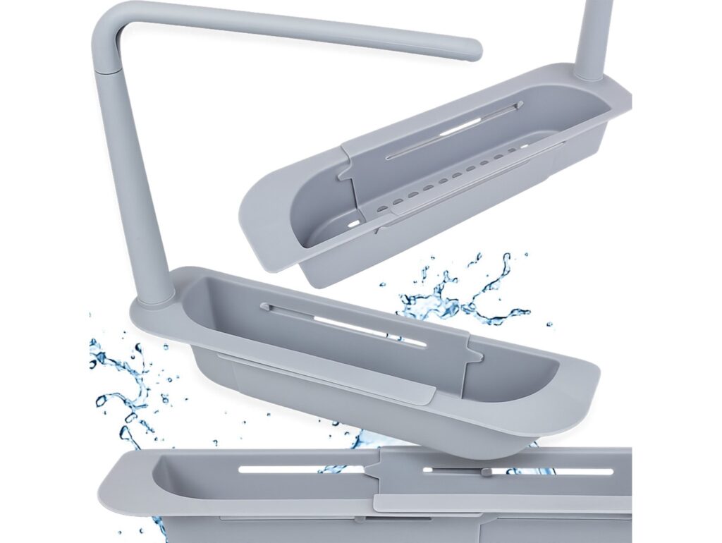 ORGANIZER DO ZLEWU PÓŁKA - szary