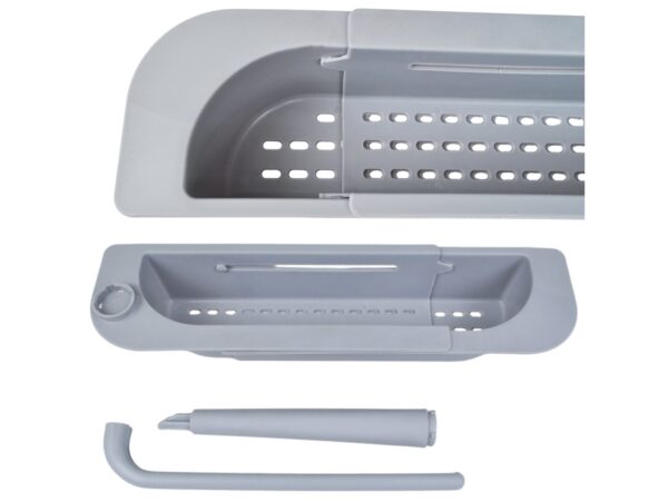 ORGANIZER DO ZLEWU PÓŁKA - szary