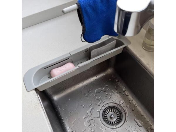 ORGANIZER DO ZLEWU PÓŁKA - szary