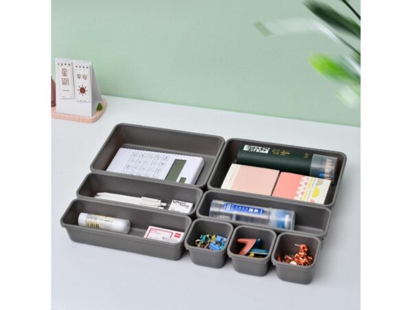 ORGANIZER MODUŁOWY 8SZT - szary