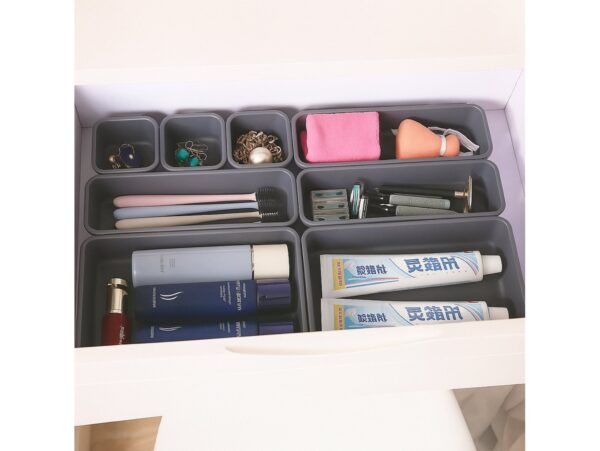 ORGANIZER MODUŁOWY 8SZT - szary