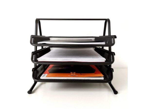 ORGANIZER NA BIURKO METALOWY 3 SZUFLADY 35x28x27,5cm