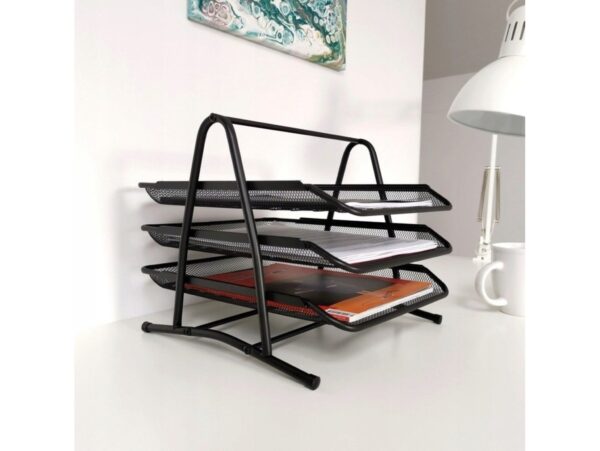 ORGANIZER NA BIURKO METALOWY 3 SZUFLADY 35x28x27,5cm