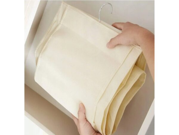 ORGANIZER NA BUTY DO SZAFY WISZĄCY - beżowy