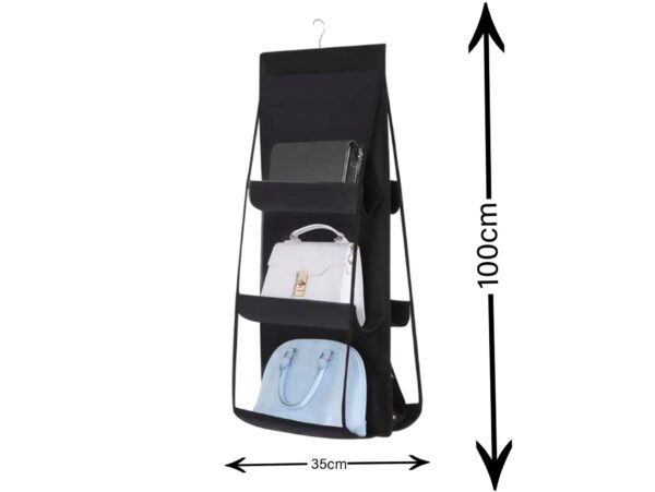 ORGANIZER NA TOREBKI DO SZAFY - czarny