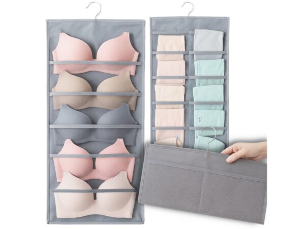 ORGANIZER WISZĄCY DO SZAFY NA BIELIZNĘ