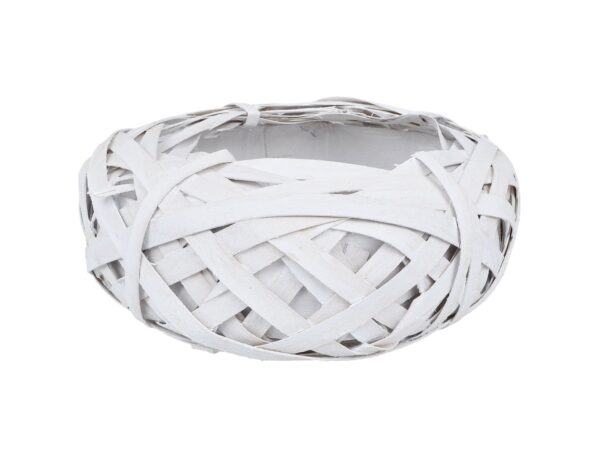 OSŁONKA DONICZKA RATTANOWA Z FOLIĄ 20x7cm