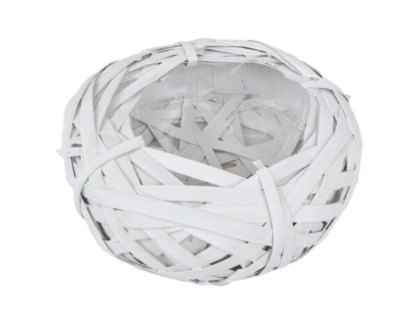 OSŁONKA DONICZKA RATTANOWA Z FOLIĄ 20x7cm