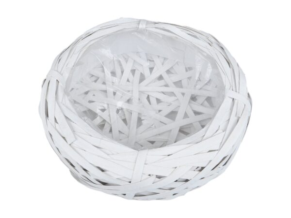 OSŁONKA DONICZKA RATTANOWA Z FOLIĄ 30x7cm