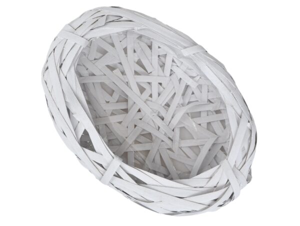 OSŁONKA DONICZKA RATTANOWA Z FOLIĄ 31x23x8cm