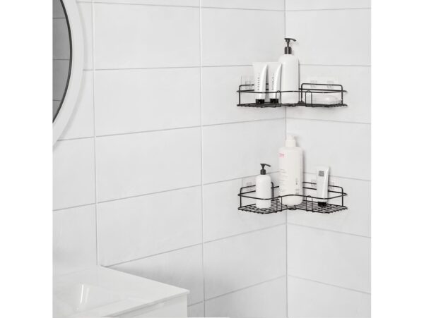 PÓŁKA PRYSZNICOWA SAMOPRZYLEPNA 25,5x25,5cm