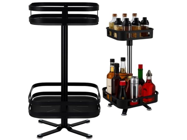 PÓŁKA REGAŁ KUCHENNY OBROTOWY 44x26cm - kwadratowy