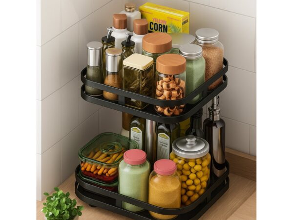 PÓŁKA REGAŁ KUCHENNY OBROTOWY 44x26cm - kwadratowy