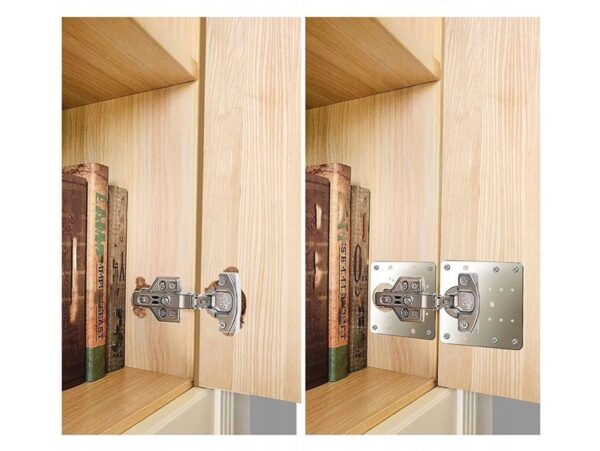 PŁYTKA DO NAPRAWY ZAWIASÓW MEBLOWYCH 4SZT ZESTAW