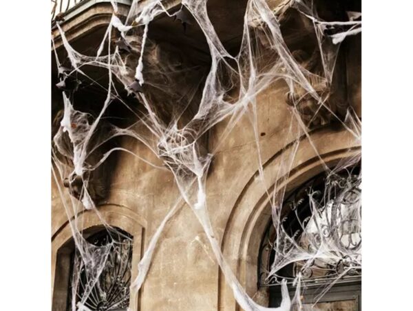 PAJĘCZYNA BIAŁA 20G HALLOWEN + 2 PAJĄKI