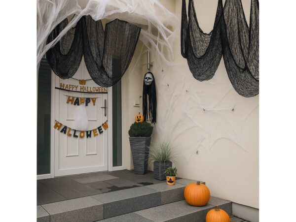 PAJĘCZYNA DEKORACYJNA HALLOWEEN 198x76cm