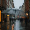 PARASOL PRZEZROCZYSTY 72cm - czarny