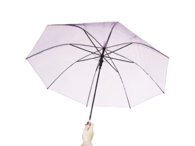 PARASOL PRZEZROCZYSTY 72cm - jasny fioletowy