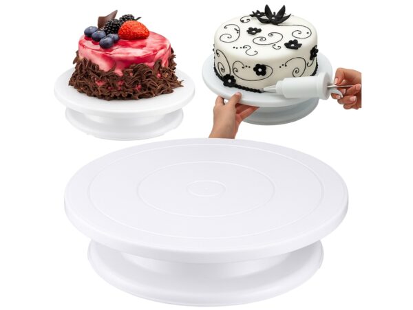 PATERA TALERZ OBROTOWY DO DEKOROWANIA TORTÓW CIAST